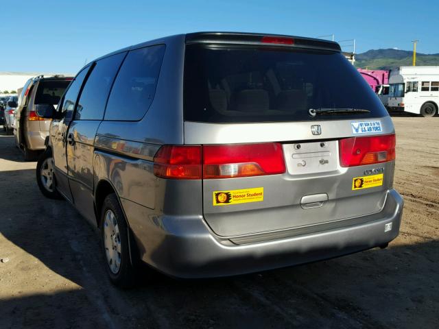 2HKRL1851YH502776 - 2000 HONDA ODYSSEY LX GRAY photo 3