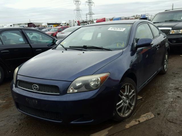 JTKDE167370180154 - 2007 TOYOTA SCION TC BLUE photo 2