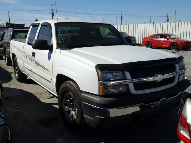 1GCEC19V55Z123281 - 2005 CHEVROLET SILVERADO WHITE photo 1