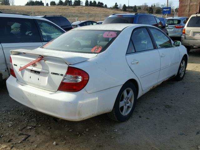 4T1BE32K43U250067 - 2003 TOYOTA CAMRY LE WHITE photo 4