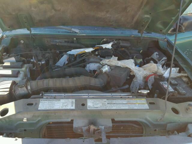 1FTYR14V8YPA25736 - 2000 FORD RANGER SUP GREEN photo 7