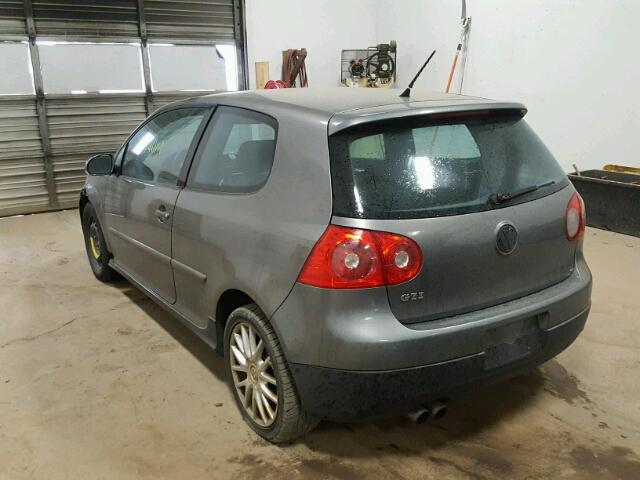 WVWEV71K46W096253 - 2006 VOLKSWAGEN NEW GTI GRAY photo 3