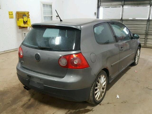 WVWEV71K46W096253 - 2006 VOLKSWAGEN NEW GTI GRAY photo 4