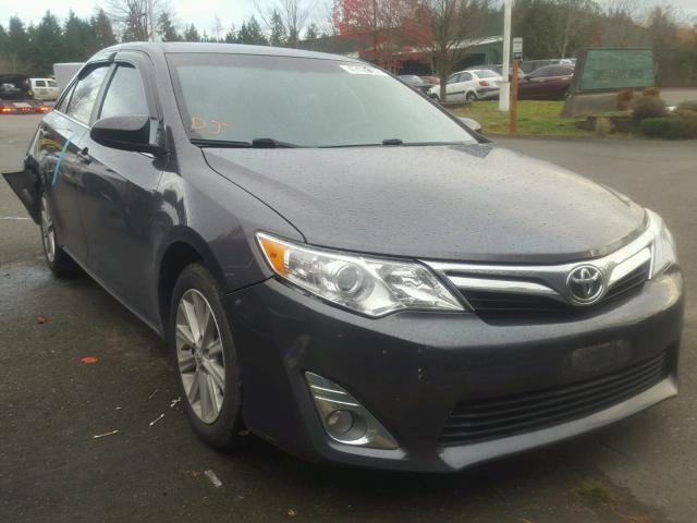 4T1BK1FKXDU020719 - 2013 TOYOTA CAMRY SE GRAY photo 1