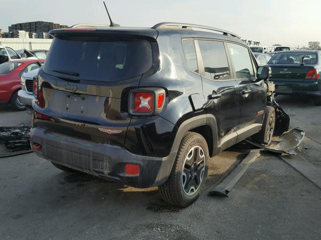 ZACCJBCT2FPC12297 - 2015 JEEP RENEGADE T BLACK photo 4