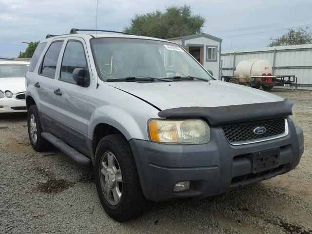 1FMYU03163KA32760 - 2003 FORD ESCAPE XLT SILVER photo 1