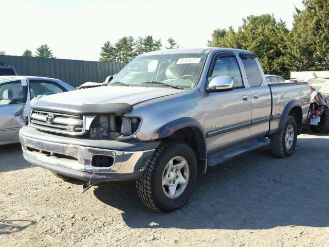 5TBBT441X2S294834 - 2002 TOYOTA TUNDRA ACC SILVER photo 2