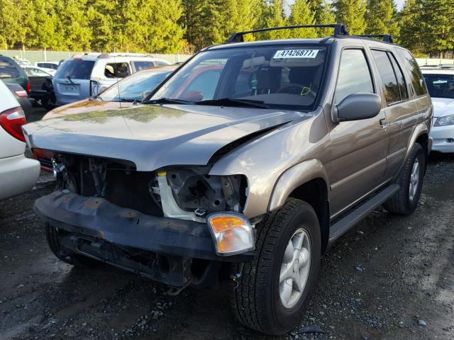 JN8DR07YX1W528716 - 2001 NISSAN PATHFINDER TAN photo 2