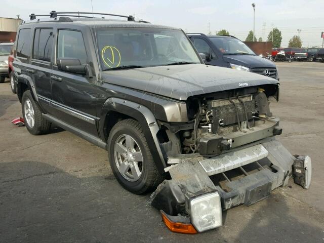 1J8HH58NX6C296072 - 2006 JEEP COMMANDER BLACK photo 1