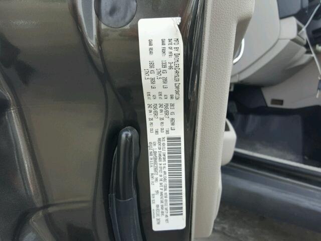 1J8HH58NX6C296072 - 2006 JEEP COMMANDER BLACK photo 10