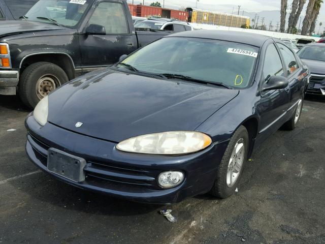 2B3HD56M82H312081 - 2002 DODGE INTREPID E BLUE photo 2