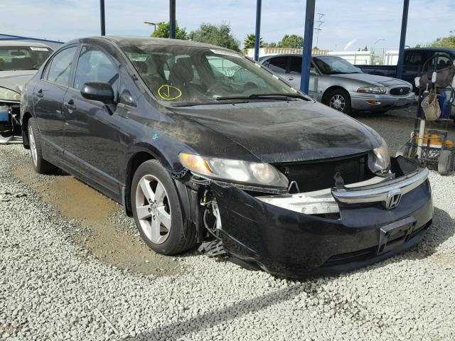 JHMFA16827S008284 - 2007 HONDA CIVIC EX BLACK photo 1