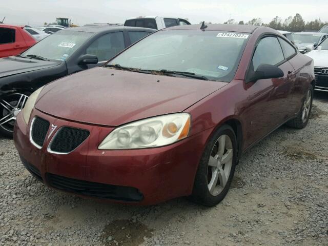 1G2ZH17N084142557 - 2008 PONTIAC G6 GT MAROON photo 2