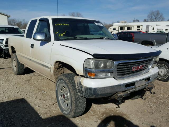 2GTEK19T811105832 - 2001 GMC NEW SIERRA WHITE photo 1