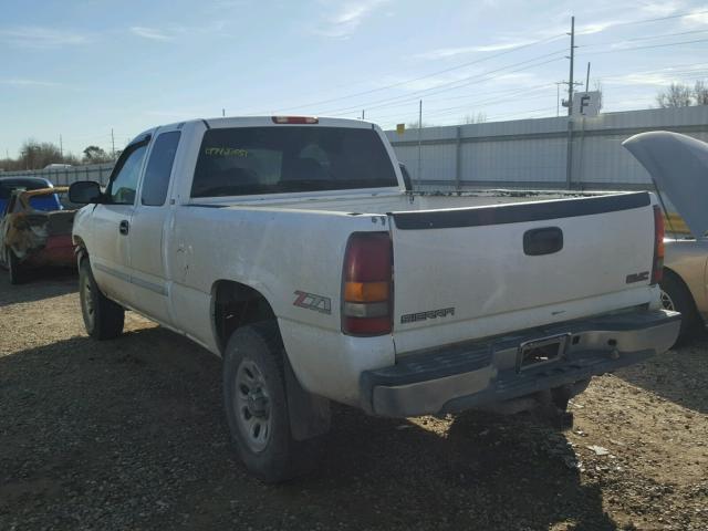 2GTEK19T811105832 - 2001 GMC NEW SIERRA WHITE photo 3