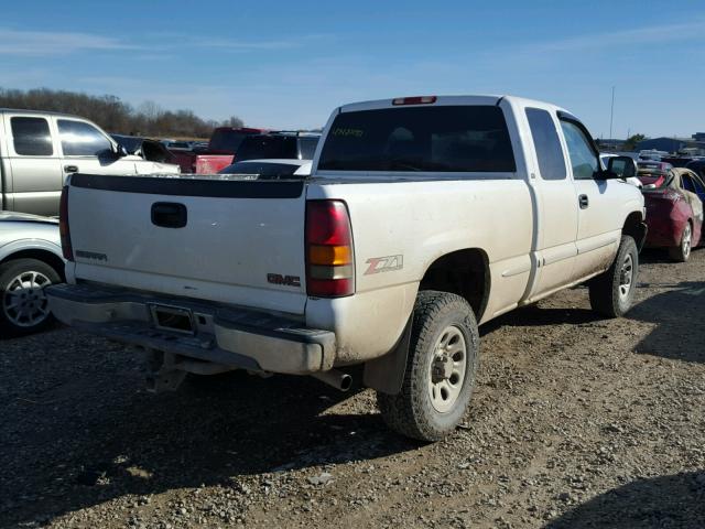 2GTEK19T811105832 - 2001 GMC NEW SIERRA WHITE photo 4