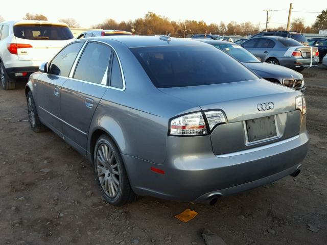 WAUDF78E86A290013 - 2006 AUDI A4 2.0T QU GRAY photo 3