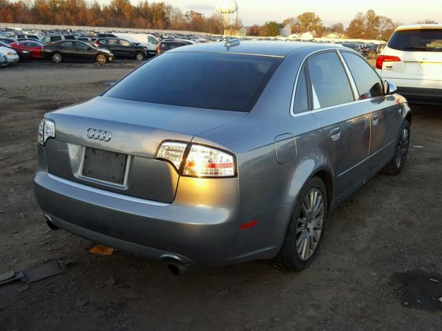 WAUDF78E86A290013 - 2006 AUDI A4 2.0T QU GRAY photo 4