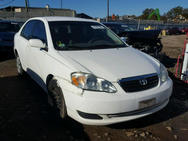 1NXBR32E28Z937280 - 2008 TOYOTA COROLLA CE WHITE photo 1