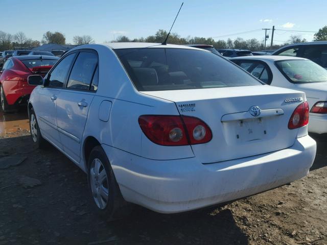 1NXBR32E28Z937280 - 2008 TOYOTA COROLLA CE WHITE photo 3