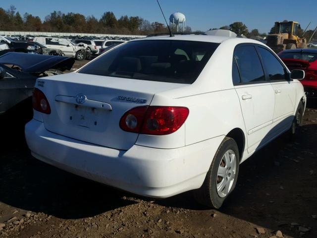 1NXBR32E28Z937280 - 2008 TOYOTA COROLLA CE WHITE photo 4