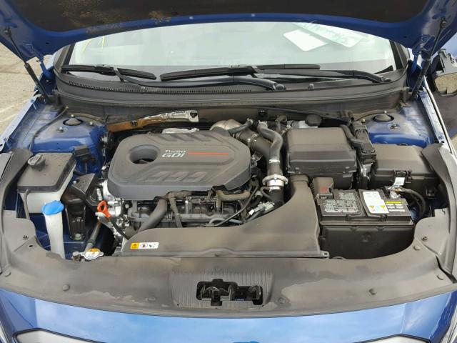 5NPE34AB0HH578019 - 2017 HYUNDAI SONATA SPO BLUE photo 7