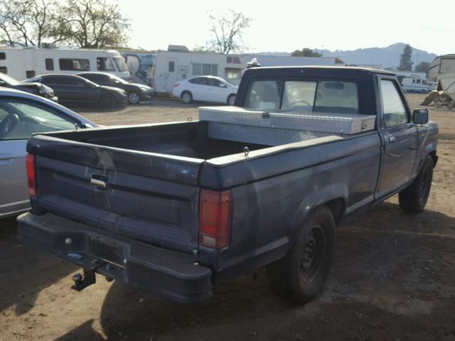 1FTBR10A5GUC91398 - 1986 FORD RANGER BLUE photo 4