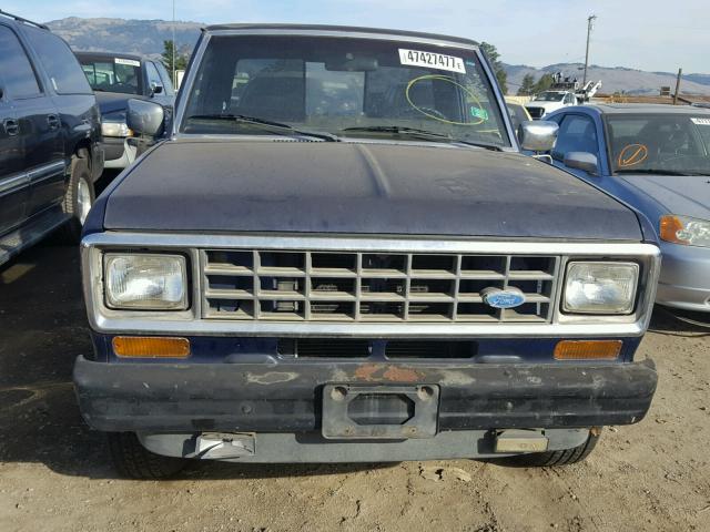 1FTBR10A5GUC91398 - 1986 FORD RANGER BLUE photo 7