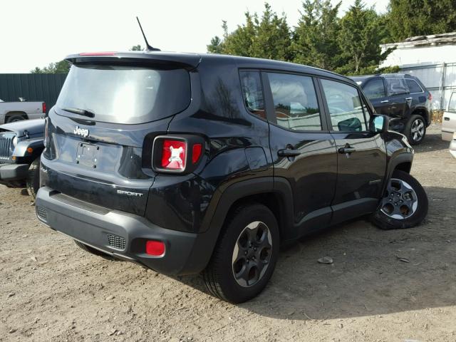 ZACCJBAT8GPD06303 - 2016 JEEP RENEGADE S BLACK photo 4