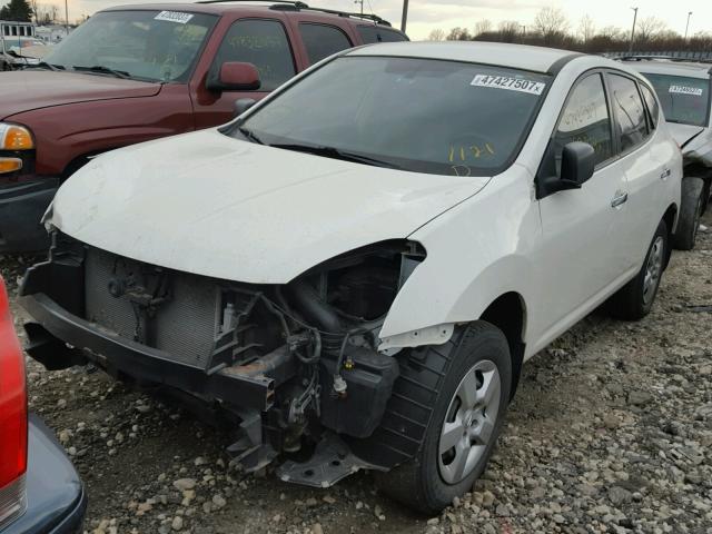 JN8AS5MV0AW111376 - 2010 NISSAN ROGUE S WHITE photo 2