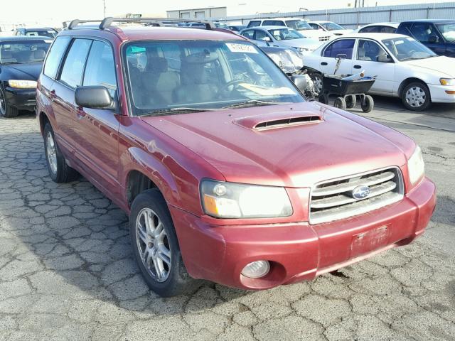 JF1SG69614H722878 - 2004 SUBARU FORESTER 2 RED photo 1