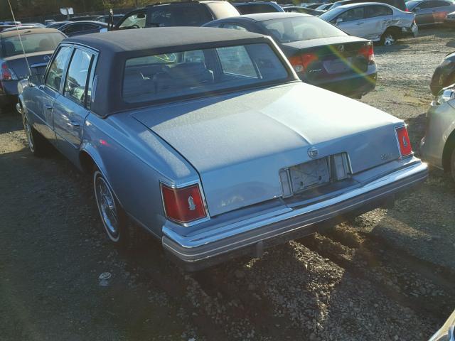 6S69B8Q494227 - 1978 CADILLAC SEVILLE BLUE photo 3