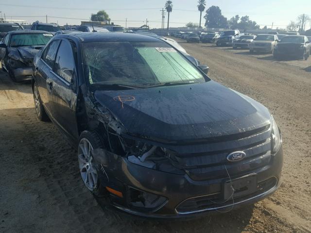 3FAHP0HA1CR302399 - 2012 FORD FUSION SE BLACK photo 1