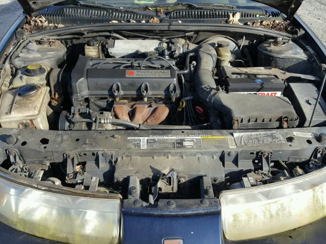 1G8ZH1272VZ360822 - 1997 SATURN SC2 BLUE photo 7