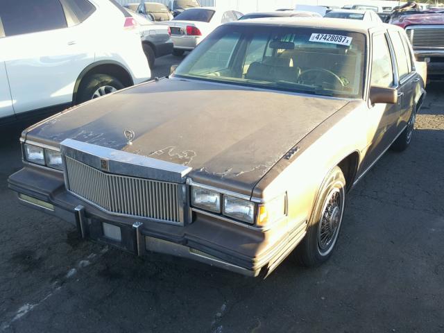 1G6CB6986F4278666 - 1985 CADILLAC FLEETWOOD BROWN photo 2