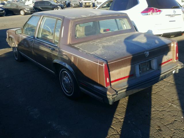 1G6CB6986F4278666 - 1985 CADILLAC FLEETWOOD BROWN photo 3