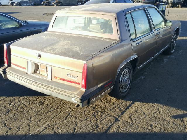 1G6CB6986F4278666 - 1985 CADILLAC FLEETWOOD BROWN photo 4