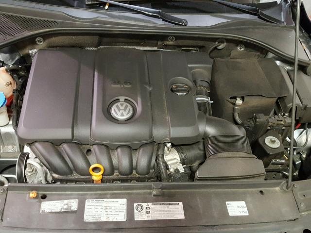 1VWAP7A37CC015421 - 2012 VOLKSWAGEN PASSAT S GRAY photo 7