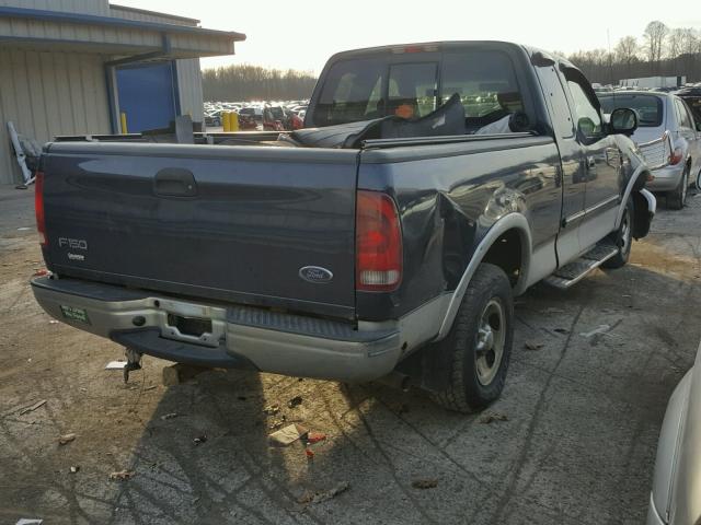 2FTRX18LX3CA69475 - 2003 FORD F150 BLUE photo 4