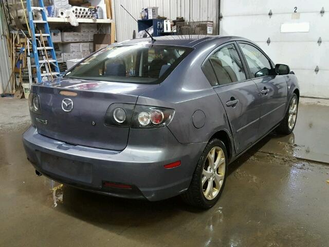 JM1BK32F581182323 - 2008 MAZDA 3 I BLUE photo 4