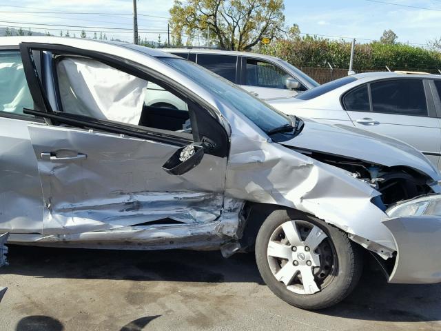 3N1AB6AP0AL602322 - 2010 NISSAN SENTRA SILVER photo 9