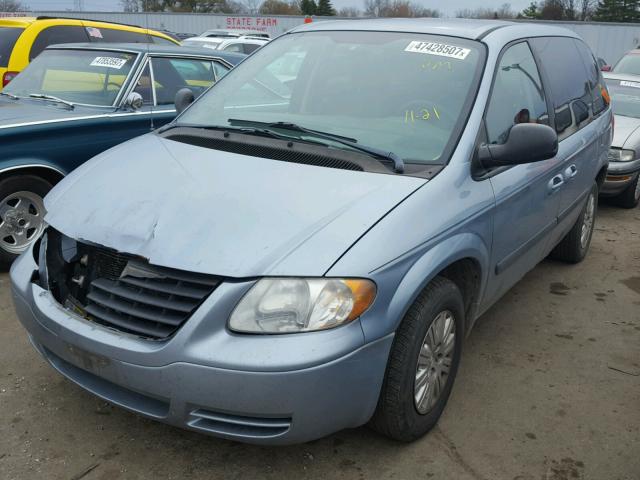1A4GP45RX6B610875 - 2006 CHRYSLER TOWN & COU BLUE photo 2