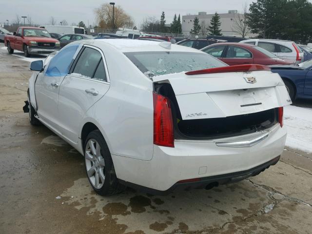 1G6AG5RX4F0125852 - 2015 CADILLAC ATS WHITE photo 3