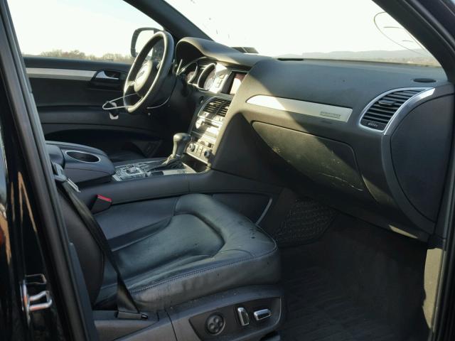 WA1DGAFE7DD016159 - 2013 AUDI Q7 PRESTIG BLACK photo 5