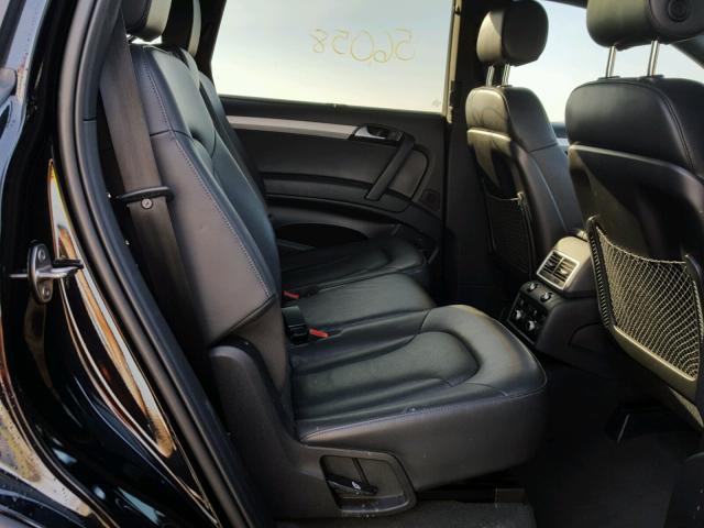 WA1DGAFE7DD016159 - 2013 AUDI Q7 PRESTIG BLACK photo 6