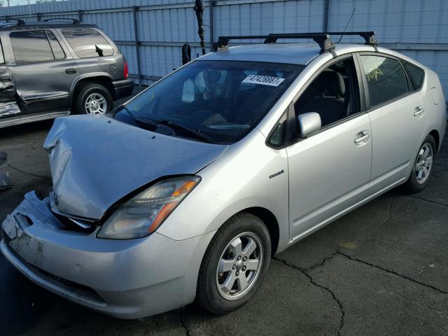 JTDKB20U977655776 - 2007 TOYOTA PRIUS SILVER photo 2