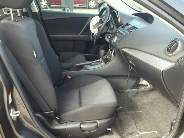 JM1BL1SF3A1228304 - 2010 MAZDA 3 I GRAY photo 5