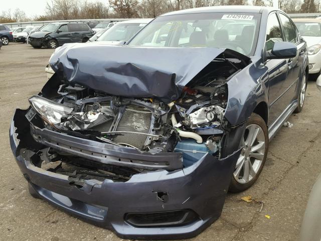 4S3BMCC61E3027308 - 2014 SUBARU LEGACY 2.5 BLUE photo 2