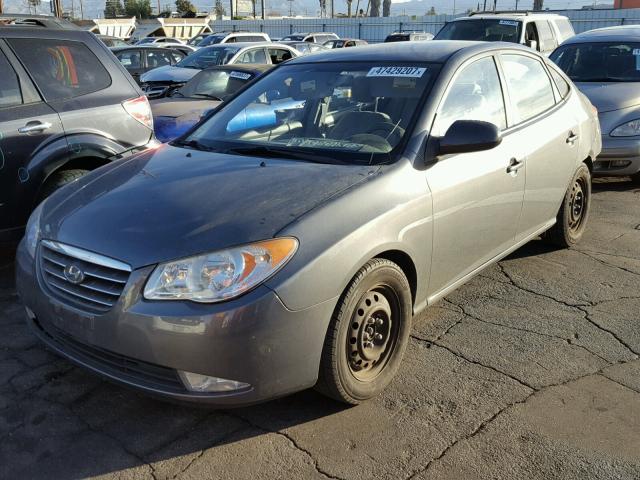 KMHDU46D48U301393 - 2008 HYUNDAI ELANTRA GL GRAY photo 2