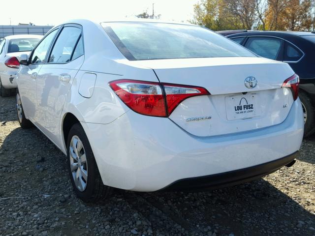 5YFBURHE4GP421687 - 2016 TOYOTA COROLLA L WHITE photo 3